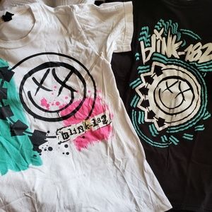 2 Blink-182 T-shirts for $20.